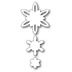 Poppy Stamps Stanzschablone - Celeste Snowflakes Outlines - 55% RABATT