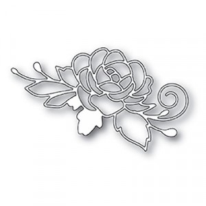 Poppy Stamps Stanzschablone - Blooming Rose 