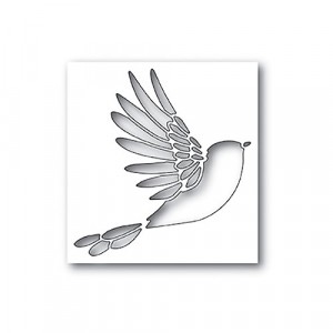 Poppy Stamps Stanzschablone - Winged Bird Collage 