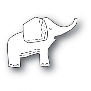 Poppy Stamps Stanzschablone - Whittle Elephant
