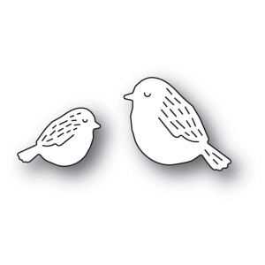 Poppy Stamps Stanzschablone -  Whittle Birds