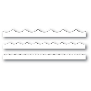 Poppy Stamps Stanzschablone - 2201 Wave Trio