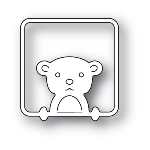 Poppy Stamps Stanzschablone - 2202 Peek a Boo Bear - 25% RABATT