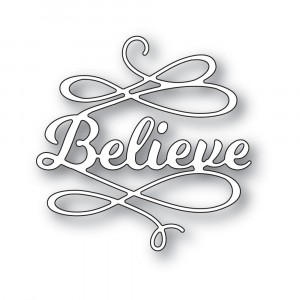 Poppy Stamps Stanzschablone - Believe Flourish 