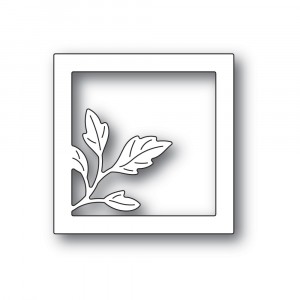 Poppy Stamps Stanzschablone - 2326 Orchard Leaf Square Frame - 20% RABATT