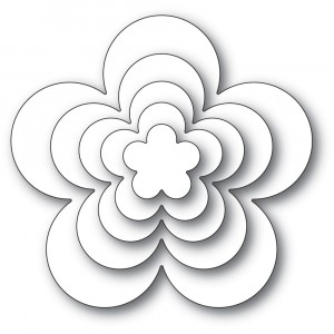 Poppy Stamps Stanzschablone - 2331 Flora Bloom Solids Set - 30% RABATT