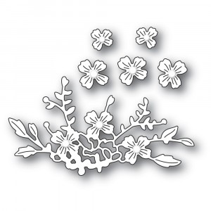 Poppy Stamps Stanzschablone - 2338 Floral Cluster
