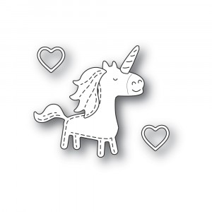 Poppy Stamps Stanzschablone - 2370 Whittle Unicorn