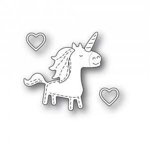 Poppy Stamps Stanzschablone - Whittle Unicorn