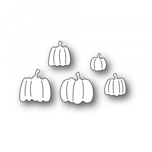 Poppy Stamps Stanzschablone - 2403 Pile of Pumpkins