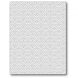 Poppy Stamps Stanzschablone - Pinpoint Half Ring Plate
