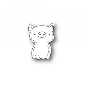 Poppy Stamps Stanzschablone - Whittle Pig