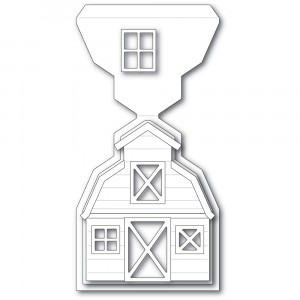 Poppy Stamps Stanzschablone - 2443 Country Barn Pop Up Easel Set - 15% RABATT