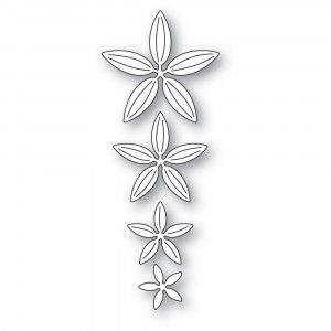 Poppy Stamps Stanzschablone - 2468 Layered Lovely Flowers