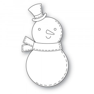Poppy Stamps Stanzschablone - 2471 Whittle Friendly Snowman 