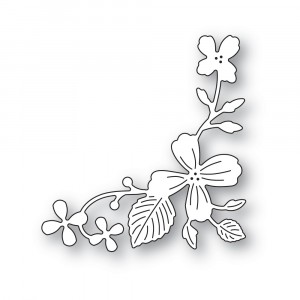 Poppy Stamps Stanzschablone - 2513 Flower Field Corner - 20% RABATT