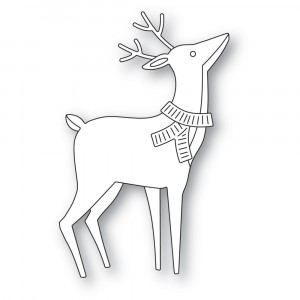 Poppy Stamps Stanzschablone - 2532 Pondering Layered Deer - 20% RABATT