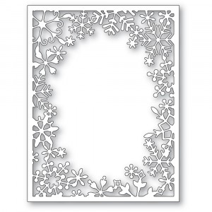 Poppy Stamps Stanzschablone - 2534 Wintertime Snowflake Frame - 20% RABATT