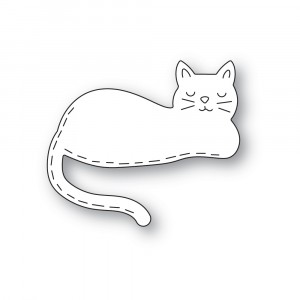 Poppy Stamps Stanzschablone - 2544 Whittle Napping Cat