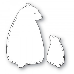 Poppy Stamps Stanzschablone - 2547 Whittle Polar Bears