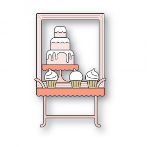 Poppy Stamps Stanzschablone - 2621 Corner Shoppe Dessert Stand