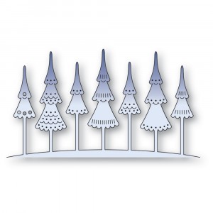 Poppy Stamps Stanzschablone - 2627 Nordic Treeline