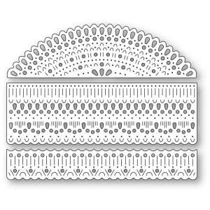 Poppy Stamps Stanzschablone - 2631 Nordic Lavish Border Set