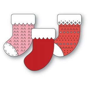 Poppy Stamps Stanzschablone - 2636 Nordic Stockings
