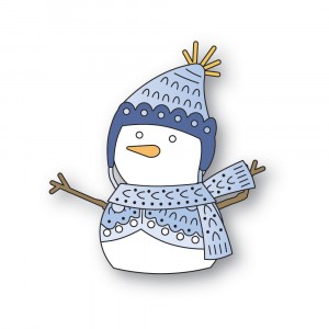 Poppy Stamps Stanzschablone - 2640 Nordic Happy Snowman