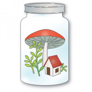 Poppy Stamps Stanzschablone - 2648 Cottage Terrarium