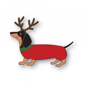 Poppy Stamps Stanzschablone - 2651 Antler Dachshund