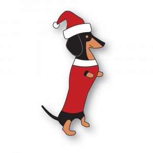 Poppy Stamps Stanzschablone - 2653 Standing Dachshund