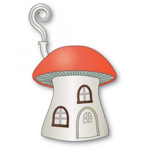 Poppy Stamps Stanzschablone - 2655 Large Mushroom House