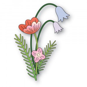 Poppy Stamps Stanzschablone - 2663 Simple Floral Bundle