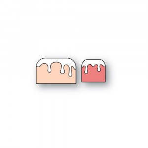 Poppy Stamps Stanzschablone - 2673 Frosted Cake Duo