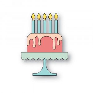 Poppy Stamps Stanzschablone - 2675 Brilliant Birthday Cake