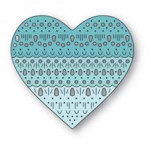 Poppy Stamps Stanzschablone - 2689 Nordic Heart