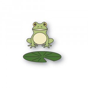 Poppy Stamps Stanzschablone - 2691 Lily Pad Frog