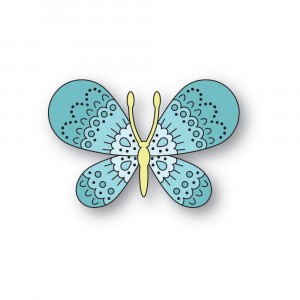 Poppy Stamps Stanzschablone - 2709 Nordic Belle Butterfly