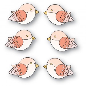 Poppy Stamps Stanzschablone - 2712 Nordic Birds of a Feather