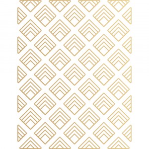 Poppy Stamps Hot Foil Plate - Deco Diamond