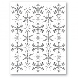 Poppy Stamps Stanzschablone - 2574 Scandinavian Snowflake Plate