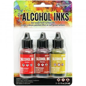 Adirondack Alcohol Inks - 3er Set Orange/Yellow Spectrum