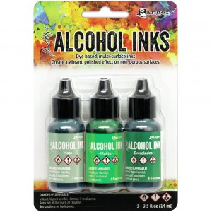 Adirondack Alcohol Inks - 3er Set Mint/Green Spectrum