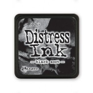 Ranger Distress Mini Stempelkissen - Black Soot 