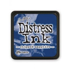 Ranger Distress Mini Stempelkissen - Chipped Sapphire 