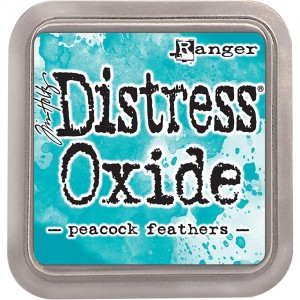 Ranger Distress Oxide Stempelkissen - Peacock Feather