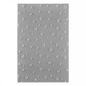 Spellbinders Wishing Stars 3D Embossing Folder GROSS