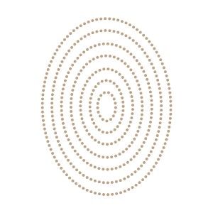 Spellbinders Glimmer Hot Foil Plates - Essential Ovals