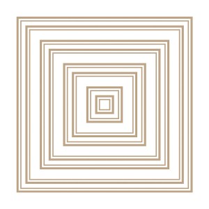 Spellbinders Glimmer Hot Foil Plates - Essential Duo Lines Squares
